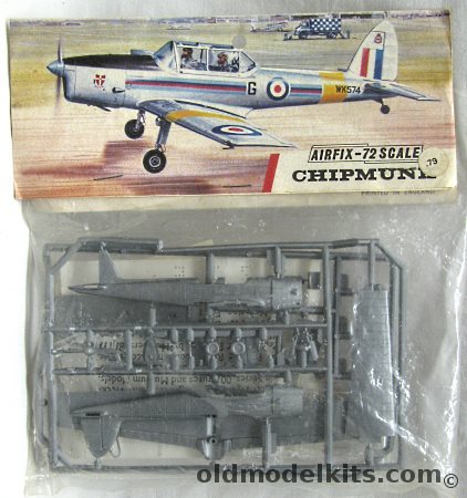 Airfix 1/72 DeHavilland DHC-1 Chipmunk - RAF or RCAF - Bagged, 134 plastic model kit